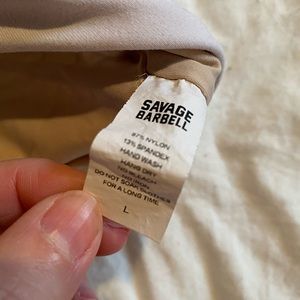 Savage Barbell high neck sports bra